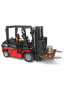 Mould King 13106 Lift Truck Building Kits, MOC Building Blocks Set To Build, Gift For Kids Age 12+/Adult Collections Enthusiasts(1719 Pieces With Motor/APP Remote Control) Room Decoration