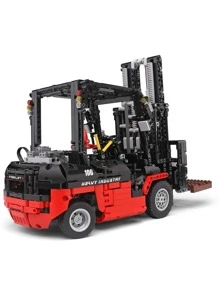 Mould King 13106 Lift Truck Building Kits, MOC Building Blocks Set To Build, Gift For Kids Age 12+/Adult Collections Enthusiasts(1719 Pieces With Motor/APP Remote Control) Room Decoration