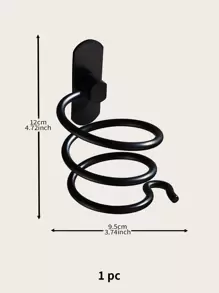 H.L.BALLOON حامل مجفف الشعر المثبت على الحائط، إكسسوارات الحمام، ديكور الغرفة