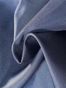 BONZER 1 pieza Cenefa de cortina unicolor ventana moderno poliéster gris para casa