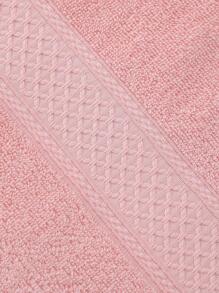 1条手帕/1条毛巾/1条浴巾/2件套（浴巾+毛巾）/3件套（手帕+毛巾+浴巾），加厚棉质菱形缎带，吸水性强，柔软亲肤，浴室面巾，浴巾 - 綠色 - 查看 10