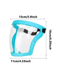 1pc Clear Dustproof Face Shield - Multicolor - View 6