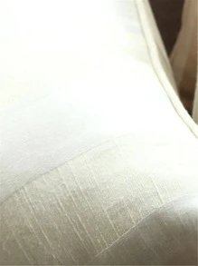 1 Sọc Dạ Nỉ Đệm, Sợi Hiện Đại Trang Trí Vỏ Gối Cho Gia Đình - trắng - Xem 2