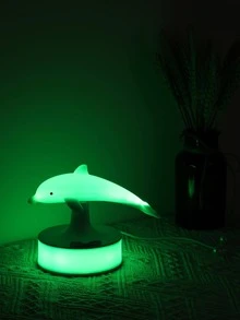 1pc Whale Design LED Desk Lamp - Multicolor - View 2