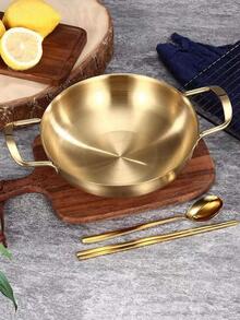 1 pieza Olla de acero inoxidable - Dorado - Ver 4