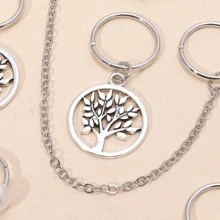 Vòng đeo tóc thời trang 12 cái trang trí cây cho nữ - Bạc - Xem 4