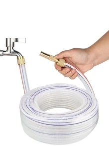 1入組簡約金色便攜式花園軟管銅製多功能家用澆水工具 - 金色 - 查看 5