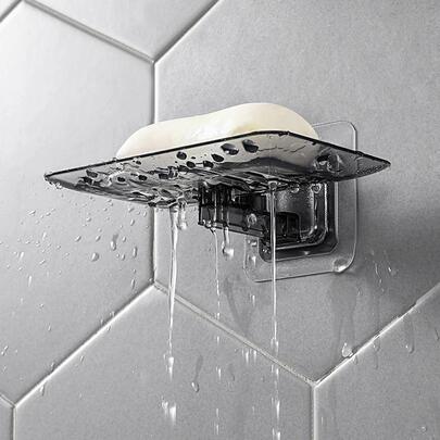 1 hộp đựng xà phòng treo tường kiểu pha lê, giá đựng xà phòng chống nhỏ giọt (Tham khảo hướng dẫn lắp đặt chi tiết) Trang trí phòng tắm gia đình Trang trí mùa thu Trở lại trường
