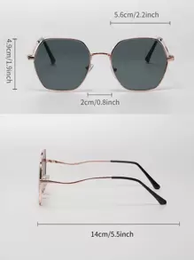 3 pares de gafas de sol de mujer con montura redonda y geométrica, gafas de sol de moda para la vida diaria y los viajes, gafas de sol vintage para la playa, Halloween - Negro - Ver 6