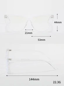 1 Cặp Mắt Mèo Nữ Khung Mắt Kính Thông Thường Cho Cuộc Sống Hàng Ngày - Hồng - Xem 6