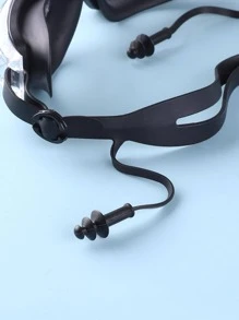 Adult Men's And Women's High Definition Anti-fog Swimming Goggles - Black - View 3