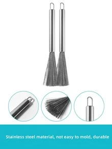 1入組不銹鋼鍋清潔刷經典廚房清潔刷家用