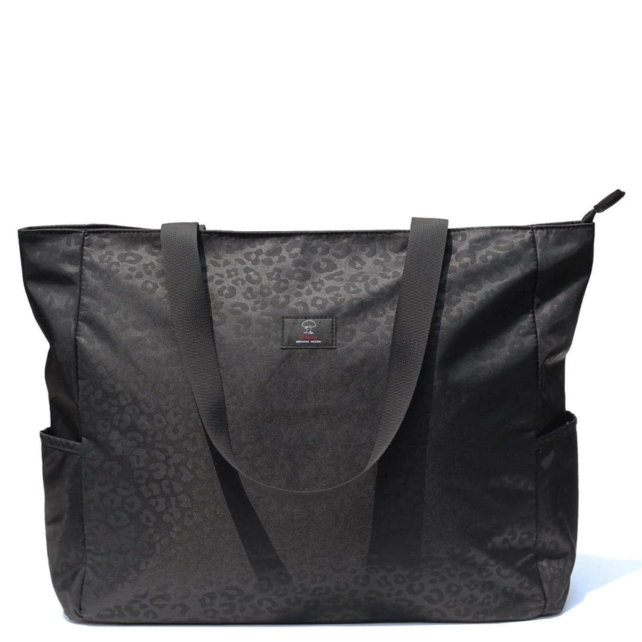 LARGE BEACH BAG Water Resistant Lightweight 20 inch Women Tote Bag for Gym Beach Travel Pool Yoga Nurse - Black - View 1