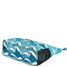 LARGE BEACH BAG Water Resistant Lightweight 20 inch Women Tote Bag for Gym Beach Travel Pool Yoga Nurse - 藍色 - 查看 5