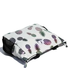 LARGE BEACH BAG Water Resistant Lightweight 20 inch Women Tote Bag for Gym Beach Travel Pool Yoga Nurse - 銀色 - 查看 4