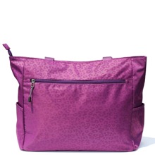 LARGE BEACH BAG Water Resistant Lightweight 20 inch Women Tote Bag for Gym Beach Travel Pool Yoga Nurse - 酒紅色 - 查看 2