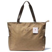 LARGE BEACH BAG Water Resistant Lightweight 20 inch Women Tote Bag for Gym Beach Travel Pool Yoga Nurse - 卡其色 - 查看 7
