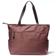 LARGE BEACH BAG Water Resistant Lightweight 20 inch Women Tote Bag for Gym Beach Travel Pool Yoga Nurse - 鏽棕色 - 查看 8