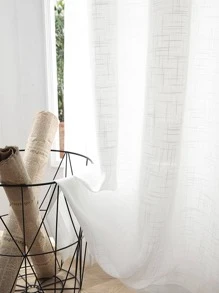 Perdele transparentă albă, modernă, poliester, cu filtrare a luminii, perdea transparentă pentru lenjerie de casă