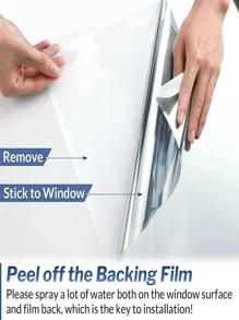 1 PVC Trang Trí Phim, Chống Nắng Hiện Đại Dán Cửa Sổ Cho Gia Đình - Bạc - Xem 9