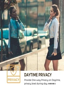 1 PVC Trang Trí Phim, Chống Nắng Hiện Đại Dán Cửa Sổ Cho Gia Đình - Bạc - Xem 2