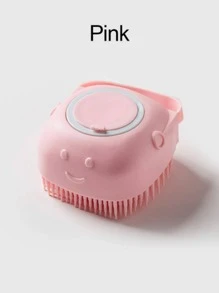 1入組柔軟矽膠寵物現代多功能狗狗頭髮按摩產品洗澡刷