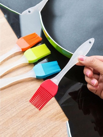 1入組橡膠油刷現代廚房用耐高溫烤漆刷