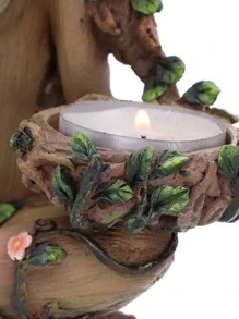 1 Đế Nến Polyresin, Hình Thời Trang & Hoa Trang Trí Chân Nến Cho Gia Đình - Nhiều màu - Xem 4