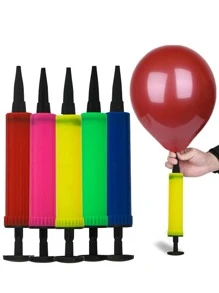 1pc Plastic Balloon Inflator, Modern Manual Balloon Pump For Party - Multicolor - View 1
