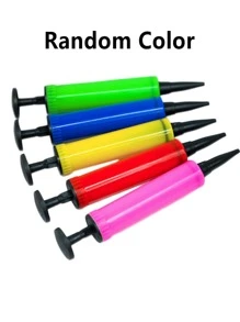 1pc Plastic Balloon Inflator, Modern Manual Balloon Pump For Party - Multicolor - View 2