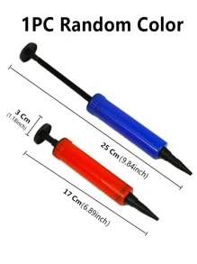 1pc Plastic Balloon Inflator, Modern Manual Balloon Pump For Party - Multicolor - View 3