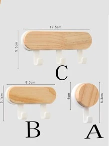 Self Adhesive Wall Hook Strong Without Drilling Coat Bag Bathroom Door Kitchen Towel Hanger Hooks Home Storage Accessories