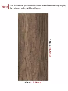 1 tấm giấy dán tường PVC, cuộn keo dán tường họa tiết vân gỗ hiện đại cho gia đình, miếng dán cải tạo, tấm ốp tường, giấy dán tường, giấy dán tường, vật dụng trang trí mùa xuân làm mới ngôi nhà của bạn, miếng dán trang trí Rama - Nhiều màu - Xem 9