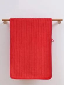 1入組素色浴巾或者毛巾 - 紅色 - 查看 5