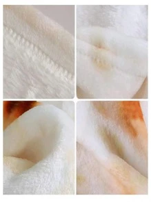 1 Chăn hoa văn Slogan, Chăn ngủ mềm vải dệt kim cổ điển, Ngày của cha - Nhiều màu - Xem 4