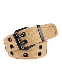 Thắt lưng trang trí dây giày - Màu Khaki - Xem 2