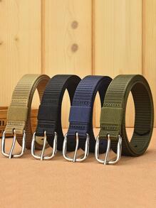 Thắt lưng băng khóa vuông 1 cái - Màu Khaki - Xem 1