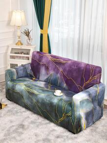 tấm bọc ghế sofa hoa văn bằng đá cẩm thạch, tấm bọc ghế sofa Polyester hiện đại cho gia đình - Nhiều màu - Xem 2