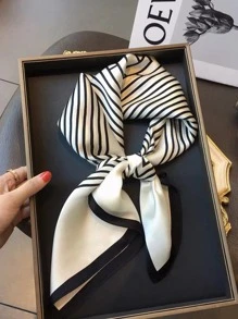 1pc Women Faux Silk Scarf Imitating Mulberry Silkworm Silk Decorative Collar Scarf All-Match Hangzhou Silk 70cm Square Scarf