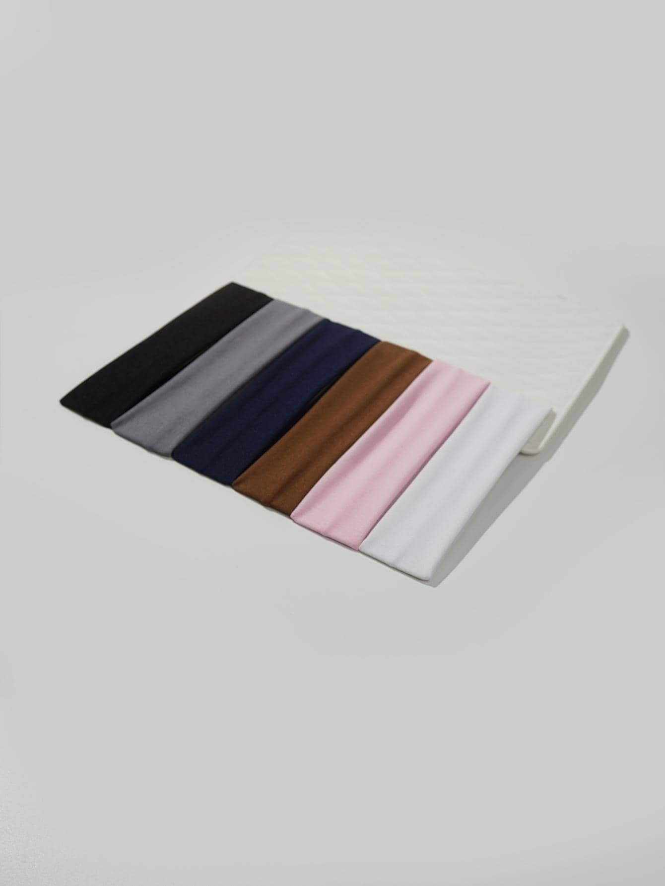 6 chiếc băng đô cài tóc nữ màu trơn, kiểu dáng thường ngày, thích hợp cho tập gym, thấm mồ hôi, đi học, đại học, phụ kiện tóc mùa thu đông cho nữ, khăn choàng thanh lịch cho nữ, khăn bandana mềm mại cho mùa hè.