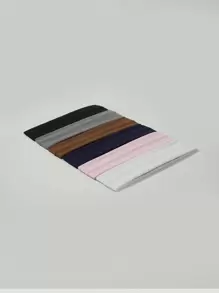 6 chiếc băng đô cài tóc nữ màu trơn, kiểu dáng thường ngày, thích hợp cho tập gym, thấm mồ hôi, đi học, đại học, phụ kiện tóc mùa thu đông cho nữ, khăn choàng thanh lịch cho nữ, khăn bandana mềm mại cho mùa hè. - Nhiều màu - Xem 4