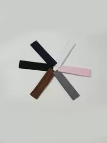 6 chiếc băng đô cài tóc nữ màu trơn, kiểu dáng thường ngày, thích hợp cho tập gym, thấm mồ hôi, đi học, đại học, phụ kiện tóc mùa thu đông cho nữ, khăn choàng thanh lịch cho nữ, khăn bandana mềm mại cho mùa hè. - Nhiều màu - Xem 3