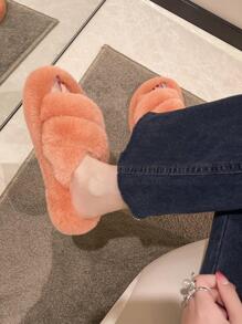 Dép Đi Trong Nhà Mờ Chắc Chắn Cho Nữ, Dép Đi Trong Nhà Thời Trang Trong Phòng Ngủ - trái cam - Xem 2