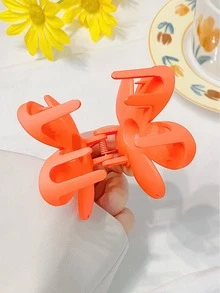 1 cái kẹp tóc hình hoa thời trang cho phụ nữ để trang trí hàng ngày - trái cam - Xem 5