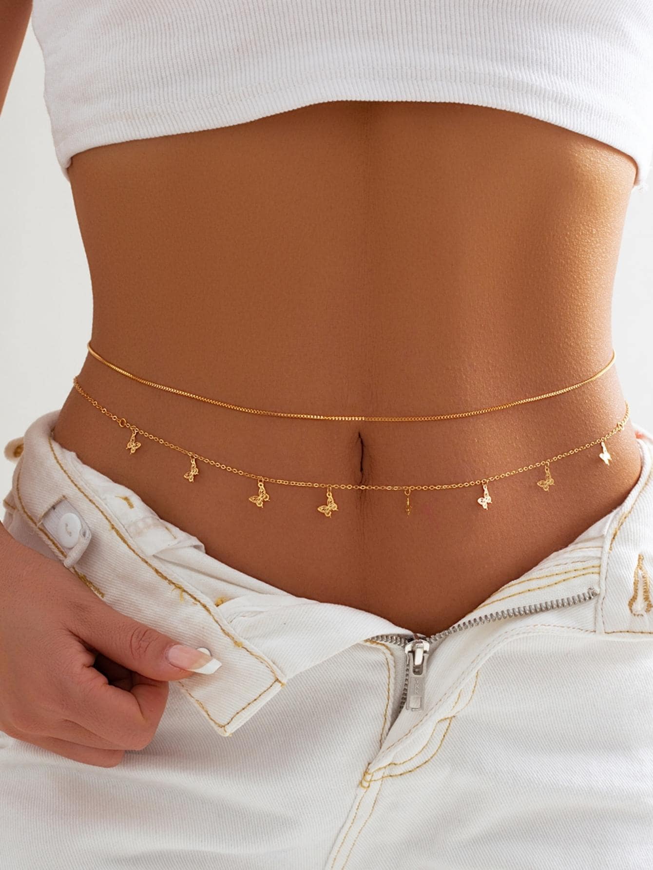 thin waist chain