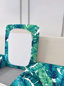 1 Máy Tính Nhiệt Đới Lá In Co Giãn Ghế Sofa Bụi, Polyester Xanh Bọc Ghế Sofa, Hoàn Hảo Cho Tất Cả Các Mùa - màu xanh lá - Xem 3