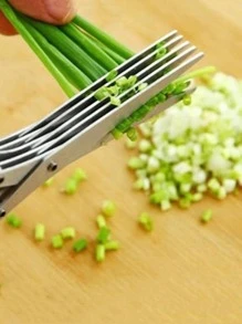 1入組多層蔬菜和蔥切割器，3/5層 - 綠色 - 查看 8