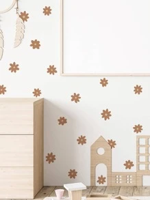1 PVC Decal Dán Tường Hoạt Hình Dễ Thương In Hoa Dán Tường Cho Trang Trí Tường Nhà - Nhiều màu - Xem 1