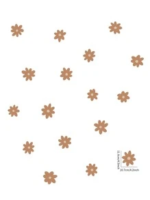 1 PVC Decal Dán Tường Hoạt Hình Dễ Thương In Hoa Dán Tường Cho Trang Trí Tường Nhà - Nhiều màu - Xem 6