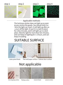 6pcs Glow In The Dark Butterfly Wall Sticker, PVC Wall Decorative Decal For Home Decor, Stickers, Wall Decal, Vinyl Decal For Home Decorations, Spring Decoration Items Refresh Your Home, Rama Decoration Stickers Gifts Birthday Graduation - Blue - View 7